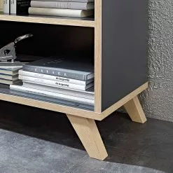 Germania Sideboard Svene - Anthrazit / Eiche Sonoma Dekor - Breite: 120 cm -Buromobel Verkaufe 1000166773 190329 13033300159 GALLERYIMAGES P000000001000166773