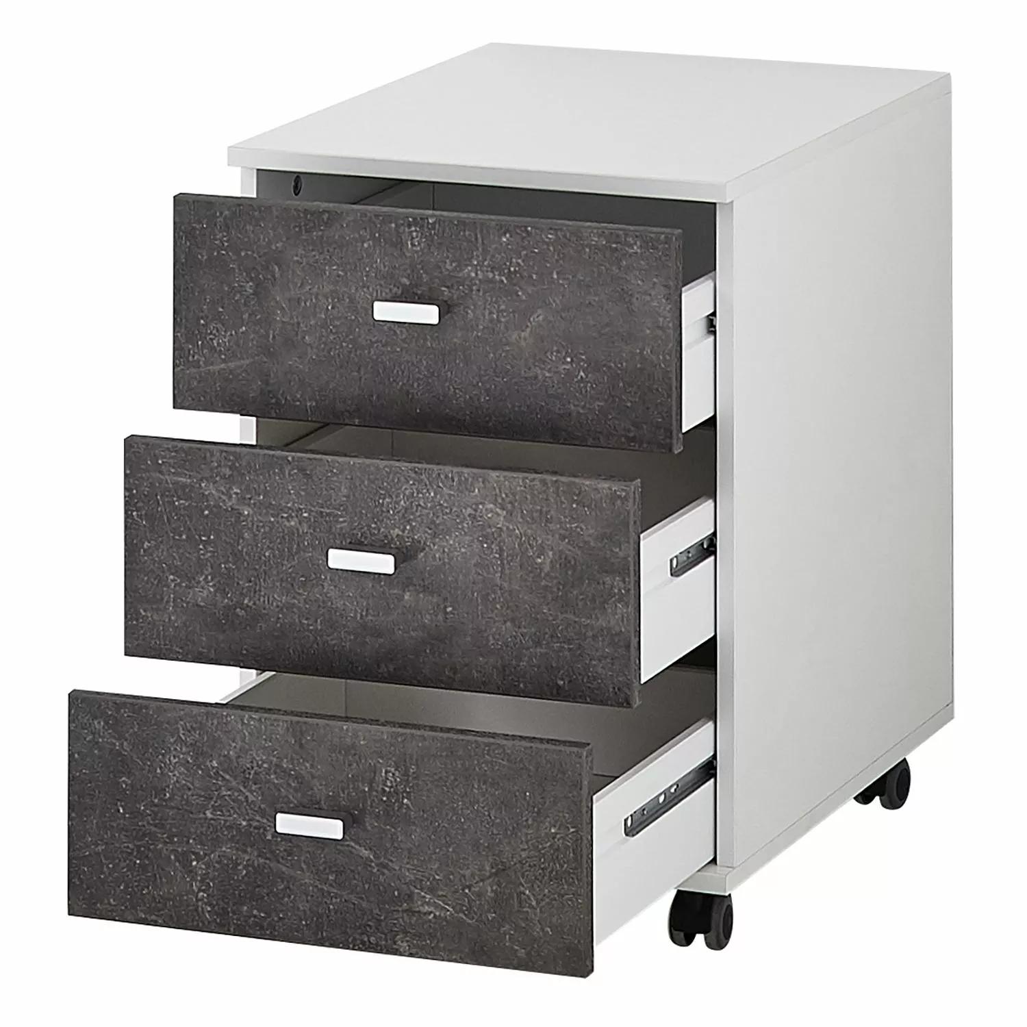 Germania Büroset Altino (7-teilig) - Basalt / Weiß 8 Germania Büroset Altino (7-teilig) - Basalt / Weiß – Bild 6