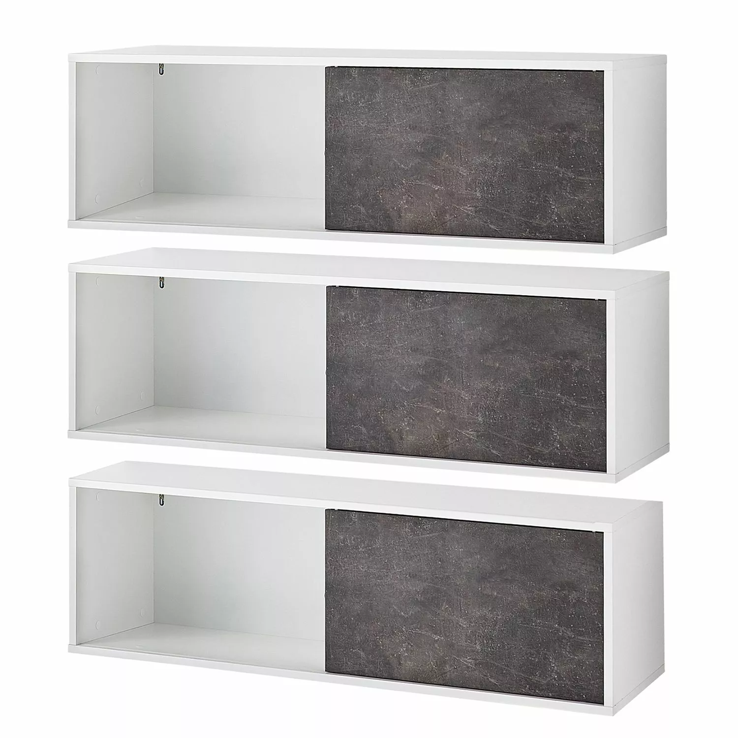 Germania Büroset Altino (7-teilig) - Basalt / Weiß 6 Germania Büroset Altino (7-teilig) - Basalt / Weiß – Bild 4