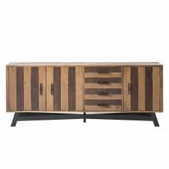 Ars manufacti Sideboard Tamati II - Pinie massiv / Eisen - Pinie / Schwarz -Buromobel Verkaufe 1000166787 191011 15391700011 DETAILS P000000001000166787