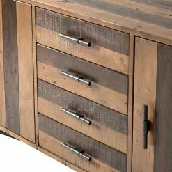 Ars manufacti Sideboard Tamati II - Pinie massiv / Eisen - Pinie / Schwarz -Buromobel Verkaufe 1000166787 191011 15391700015 DETAILS P000000001000166787