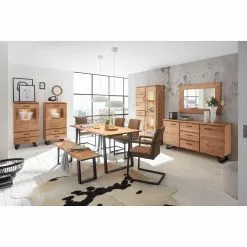 Ars Natura Sideboard Vardo - Akazie massiv / Metall - Akazie / Schwarz -Buromobel Verkaufe 1000166791 190819 16141100022 MOOD DETAILS P000000001000166791 mood