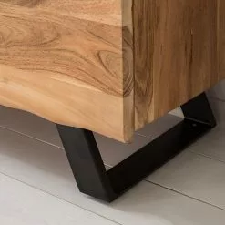 Ars Natura Sideboard Vardo - Akazie massiv / Metall - Akazie / Schwarz -Buromobel Verkaufe 1000166791 191030 08503100010 DETAILS P000000001000166791