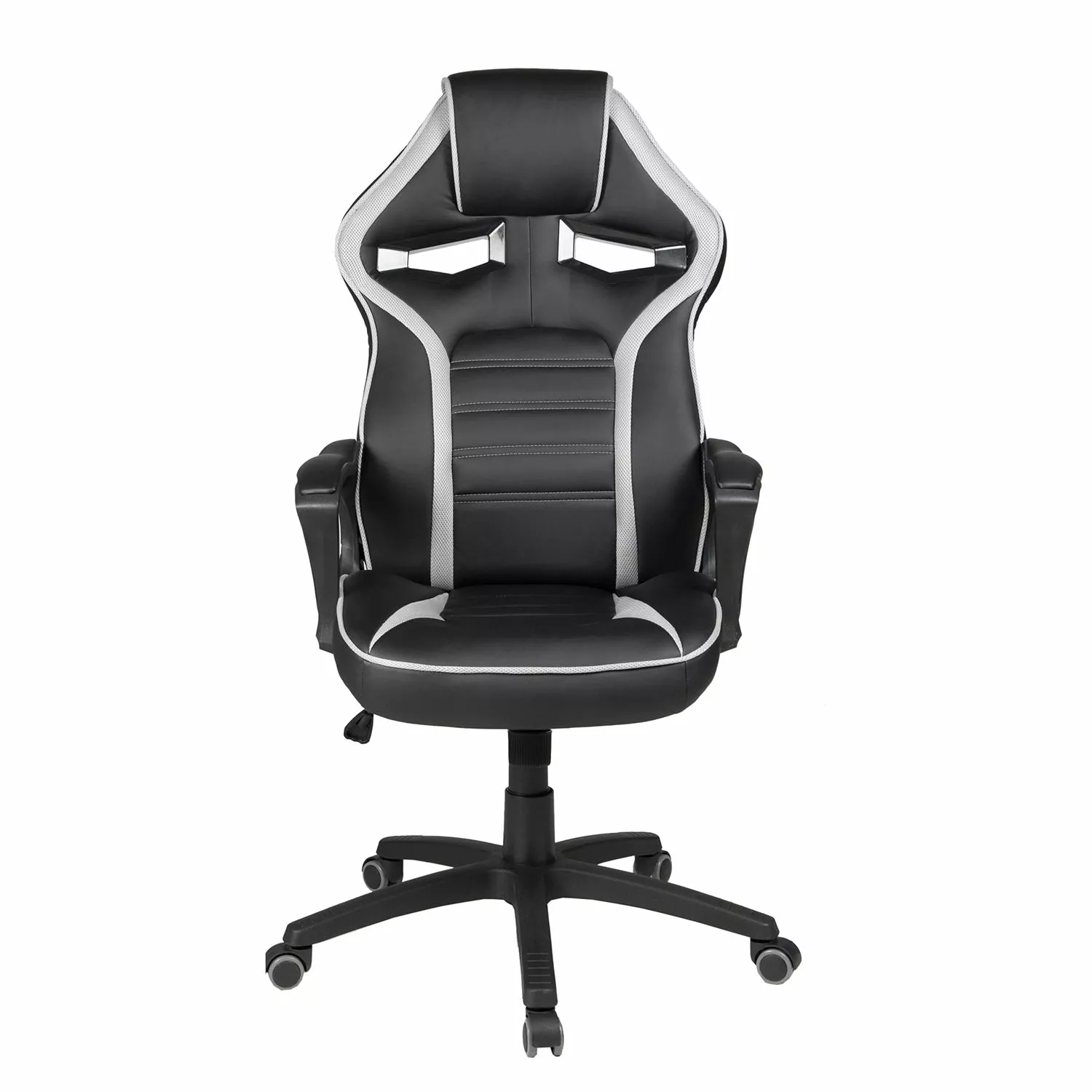 Duo Collection Gaming Chair Splash - Kunstleder / Kunststoff - Schwarz / Hellgrau 5 Duo Collection Gaming Chair Splash - Kunstleder / Kunststoff - Schwarz / Hellgrau – Bild 3