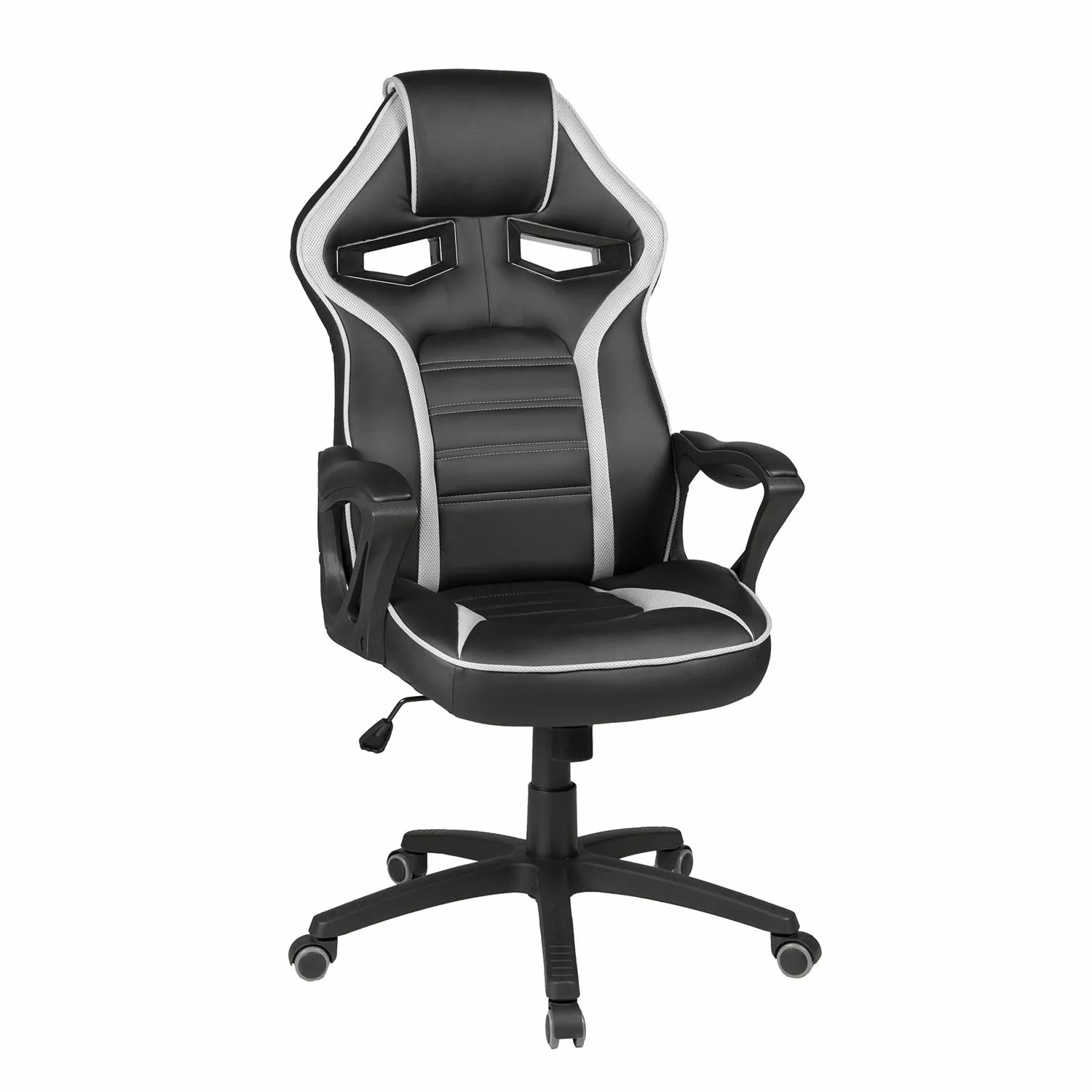 Duo Collection Gaming Chair Splash - Kunstleder / Kunststoff - Schwarz / Hellgrau 6 Duo Collection Gaming Chair Splash - Kunstleder / Kunststoff - Schwarz / Hellgrau – Bild 4