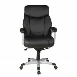 Duo Collection Chefsessel Alfonso - Kunstleder / Kunststoff - Schwarz / Silber -Buromobel Verkaufe 1000168580 190403 12112700002 GALLERYIMAGES P000000001000168580