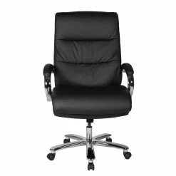 Duo Collection Chefsessel Frederico 180 kg - Kunstleder / Metall - Schwarz / Chrom -Buromobel Verkaufe 1000168581 190527 07004700001 GALLERYIMAGES P000000001000168581