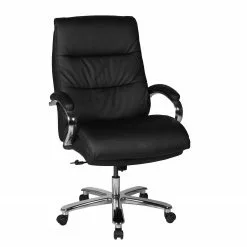 Duo Collection Chefsessel Frederico 180 kg - Kunstleder / Metall - Schwarz / Chrom -Buromobel Verkaufe 1000168581 190527 07004700002 GALLERYIMAGES P000000001000168581