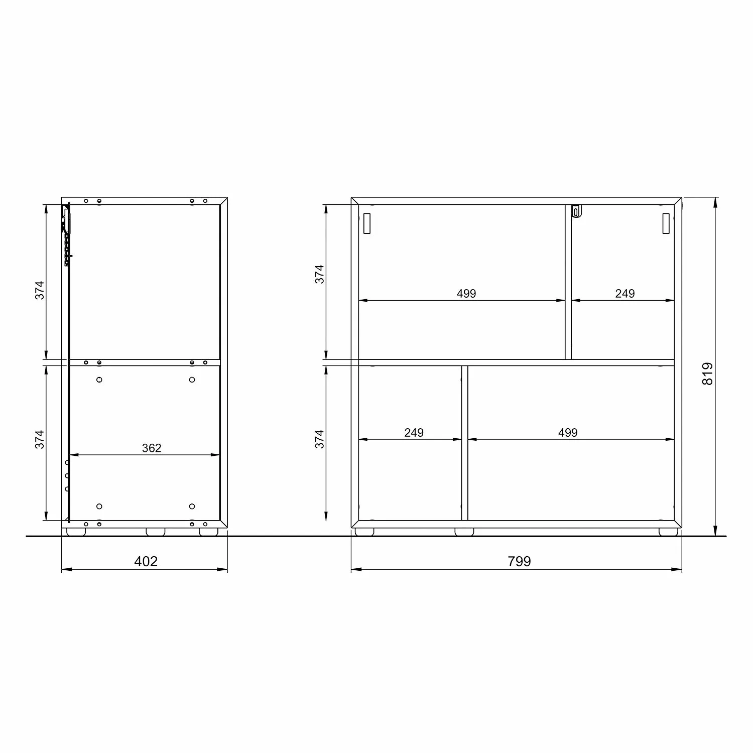 Germania Hängeregal Coruna - Eiche Grandson Dekor 6 Germania Hängeregal Coruna - Eiche Grandson Dekor – Bild 5