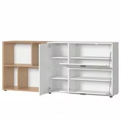 Germania Sideboard Coruna - Weiß / Eiche Grandson Dekor -Buromobel Verkaufe 1000168938 190403 11353400040 GALLERYIMAGES P000000001000168938