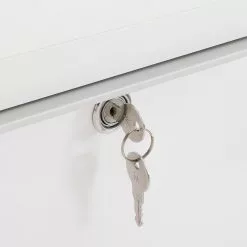 Maja Möbel Container eDJUST II - Hochglanz Weiß / Eiche Riviera Dekor -Buromobel Verkaufe 1000170532 190423 11481600031 GALLERYIMAGES P000000001000170532