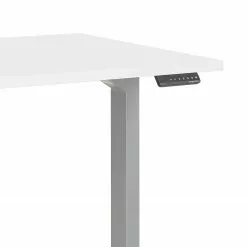 Maja Möbel Schreibtisch eDJUST III - Weiß / Platingrau -Buromobel Verkaufe 1000170542 190423 11482100094 GALLERYIMAGES P000000001000170542