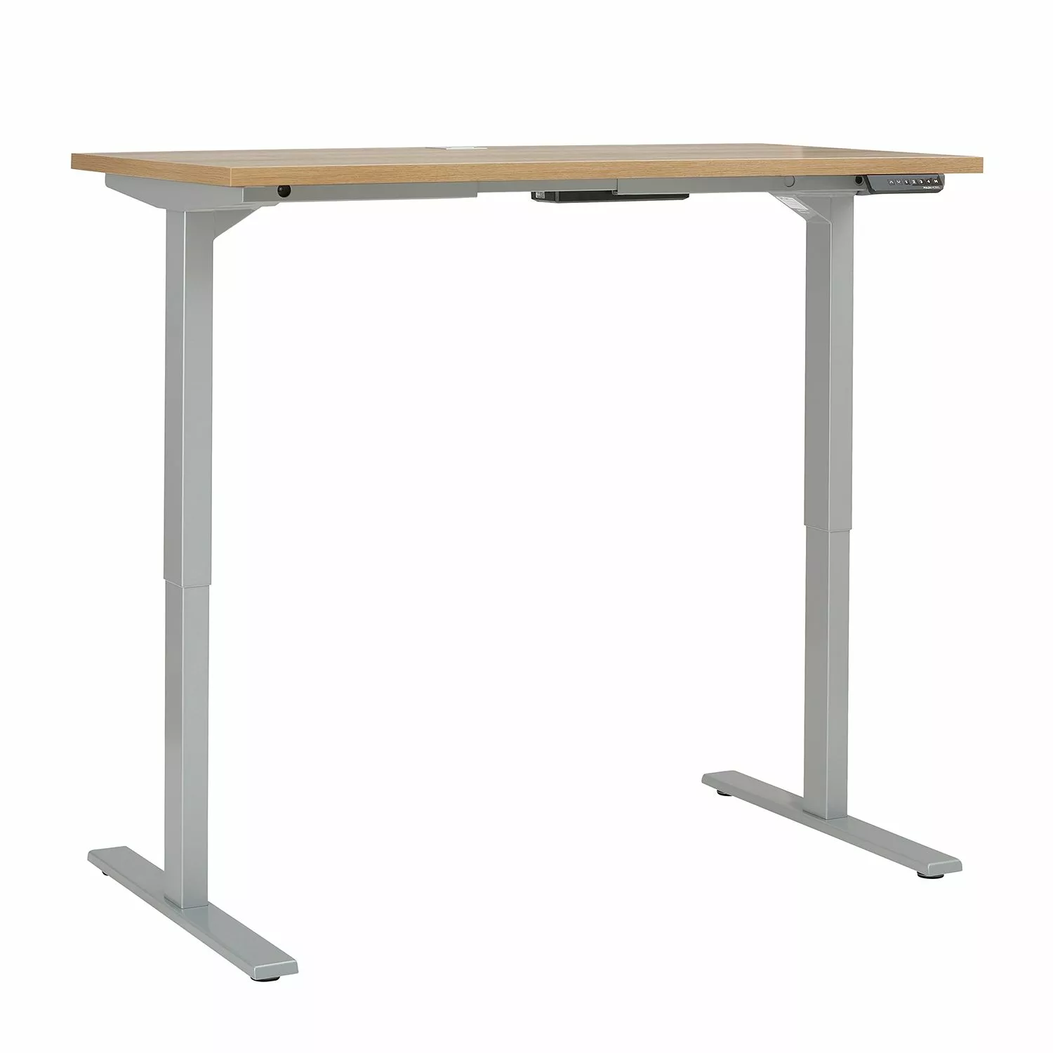 Maja Möbel Schreibtisch eDJUST I - Eiche Riviera Dekor / Platingrau 6 Maja Möbel Schreibtisch eDJUST I - Eiche Riviera Dekor / Platingrau – Bild 4