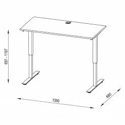 Maja Möbel Schreibtisch eDJUST I - Eiche Riviera Dekor / Platingrau 13 Maja Möbel Schreibtisch eDJUST I - Eiche Riviera Dekor / Platingrau -Buromobel Verkaufe 1000170562 190423 11483100225 GALLERYIMAGES P000000001000170562