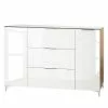 Maja Möbel Sideboard Shino IV - Glas Weiß / Eiche Riviera Dekor 2 Maja Möbel Sideboard Shino IV - Glas Weiß / Eiche Riviera Dekor -Buromobel Verkaufe 1000170611 190418 12393400078 IMAGE P000000001000170611