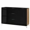 Maja Möbel Sideboard Shino IV - Glas Schwarz / Eiche Riviera Dekor 2 Maja Möbel Sideboard Shino IV - Glas Schwarz / Eiche Riviera Dekor -Buromobel Verkaufe 1000170641 190418 12394200184 IMAGE P000000001000170641