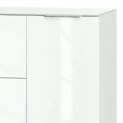 Maja Möbel Sideboard Shino IV - Glas Weiß / Weiß -Buromobel Verkaufe 1000170646 190418 12394300202 GALLERYIMAGES P000000001000170646