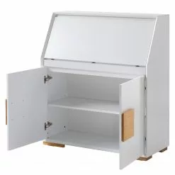 Loftscape Sekretär Deanes - Risseiche teilmassiv - Weiß / Risseiche 22 Loftscape Sekretär Deanes - Risseiche teilmassiv - Weiß / Risseiche -Buromobel Verkaufe 1000170727 200925 11015800017 DETAILS P000000001000170727