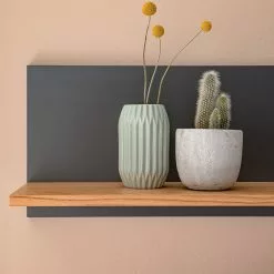 Mørteens Wandboard Lindholm - Eiche teilmassiv - Matt Grau -Buromobel Verkaufe 1000170822 200108 13510000012 DETAILS P000000001000170822