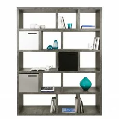 Temahome Regal Berlin - Beton Dekor - 150 x 198 cm -Buromobel Verkaufe 1000171062 201016 13305900389 DETAILS P000000001000171062