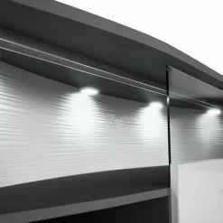 Loftscape Sideboard Mury - Hochglanz Weiß / Anthrazit -Buromobel Verkaufe 1000171334 190424 07575900109 GALLERYIMAGES P000000001000171334