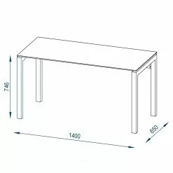 Maja Möbel Schreibtisch Cotia - Eiche Riviera Dekor -Buromobel Verkaufe 1000172781 190510 08430300034 GALLERYIMAGES P000000001000172781