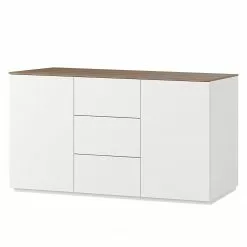 Temahome Sideboard Join II - Walnuss / Weiß