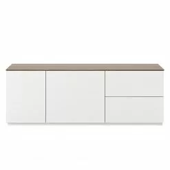Temahome Sideboard Join I - Walnuss / Weiß -Buromobel Verkaufe 1000172938 201016 13420300660 DETAILS P000000001000172938
