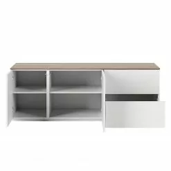 Temahome Sideboard Join I - Walnuss / Weiß -Buromobel Verkaufe 1000172938 201016 13420500661 DETAILS P000000001000172938