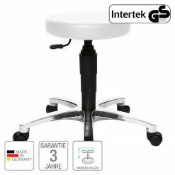 Topstar Bürohocker Tec 70 - Kunstleder - Chrom - Weiß -Buromobel Verkaufe 1000173799 190517 10453600011 ICON GALLERYIMAGES P000000001000173799 icon seal