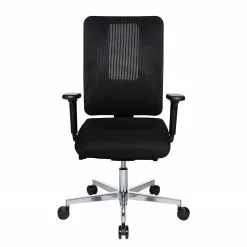 Topstar Bürodrehstuhl Sitness Open X Deluxe I - Mesh / Webstoff - Schwarz / Chrom -Buromobel Verkaufe 1000173810 190517 10330700102 GALLERYIMAGES P000000001000173810