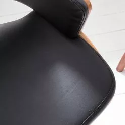 Studio Copenhagen Bürodrehstuhl Elzito - Kunstleder / Stahl - Schwarz / Chrom -Buromobel Verkaufe 1000176721 190614 12071600103 GALLERYIMAGES P000000001000176721