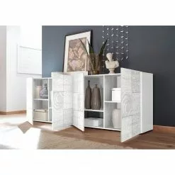 LC Spa Sideboard Miro - Hochglanz Weiß - Breite: 241 cm -Buromobel Verkaufe 1000177082 190619 14300700070 MOOD GALLERYIMAGES P000000001000177082 mood