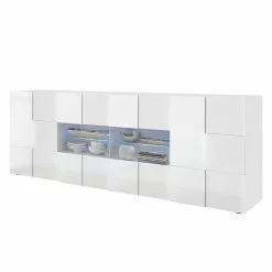 LC Spa Sideboard Dama III - Hochglanz Weiß