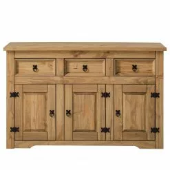 Maison Belfort Sideboard Finca Rustica - Kiefer massiv - Kiefer Natur -Buromobel Verkaufe 1000178001 200212 13140800003 DETAILS P000000001000178001