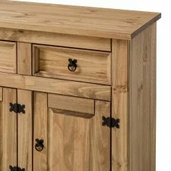 Maison Belfort Sideboard Finca Rustica - Kiefer massiv - Kiefer Natur -Buromobel Verkaufe 1000178001 200212 13140900008 DETAILS P000000001000178001