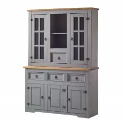 Maison Belfort Sideboard Finca Rustica - Kiefer massiv - Kiefer Grau -Buromobel Verkaufe 1000178029 200417 12540000005 DETAILS P000000001000178029