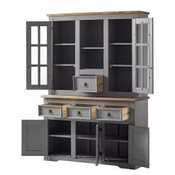 Maison Belfort Sideboard Finca Rustica - Kiefer massiv - Kiefer Grau -Buromobel Verkaufe 1000178029 200417 12540300008 DETAILS P000000001000178029