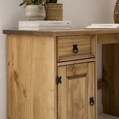 Maison Belfort Schreibtisch Finca Rustica I - Kiefer massiv - Kiefer Natur -Buromobel Verkaufe 1000178037 200506 14205700002 DETAILS P000000001000178037