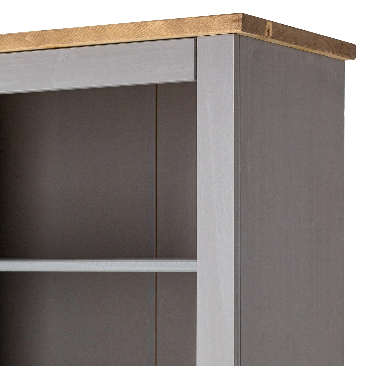 Maison Belfort Bücherregal Finca Rustica - Kiefer massiv - Kiefer Grau 8 Maison Belfort Bücherregal Finca Rustica - Kiefer massiv - Kiefer Grau – Bild 6