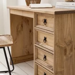 Maison Belfort Schreibtisch Finca Rustica II - Kiefer massiv - Kiefer Natur -Buromobel Verkaufe 1000178045 200507 14224700003 DETAILS P000000001000178045