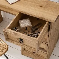 Maison Belfort Schreibtisch Finca Rustica II - Kiefer massiv - Kiefer Natur -Buromobel Verkaufe 1000178045 200507 14224800004 DETAILS P000000001000178045