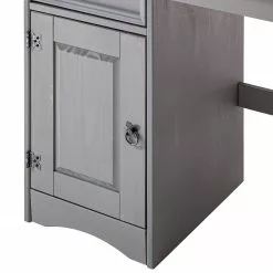 Maison Belfort Schreibtisch Finca Rustica I - Kiefer massiv - Kiefer Grau -Buromobel Verkaufe 1000178057 200422 06412200043 DETAILS P000000001000178057