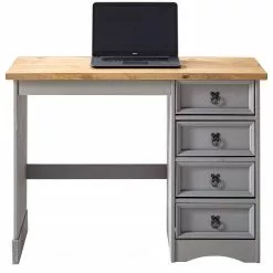 Maison Belfort Schreibtisch Finca Rustica II - Kiefer massiv - Kiefer Grau 22 Maison Belfort Schreibtisch Finca Rustica II - Kiefer massiv - Kiefer Grau -Buromobel Verkaufe 1000178064 200422 06412700050 DETAILS P000000001000178064