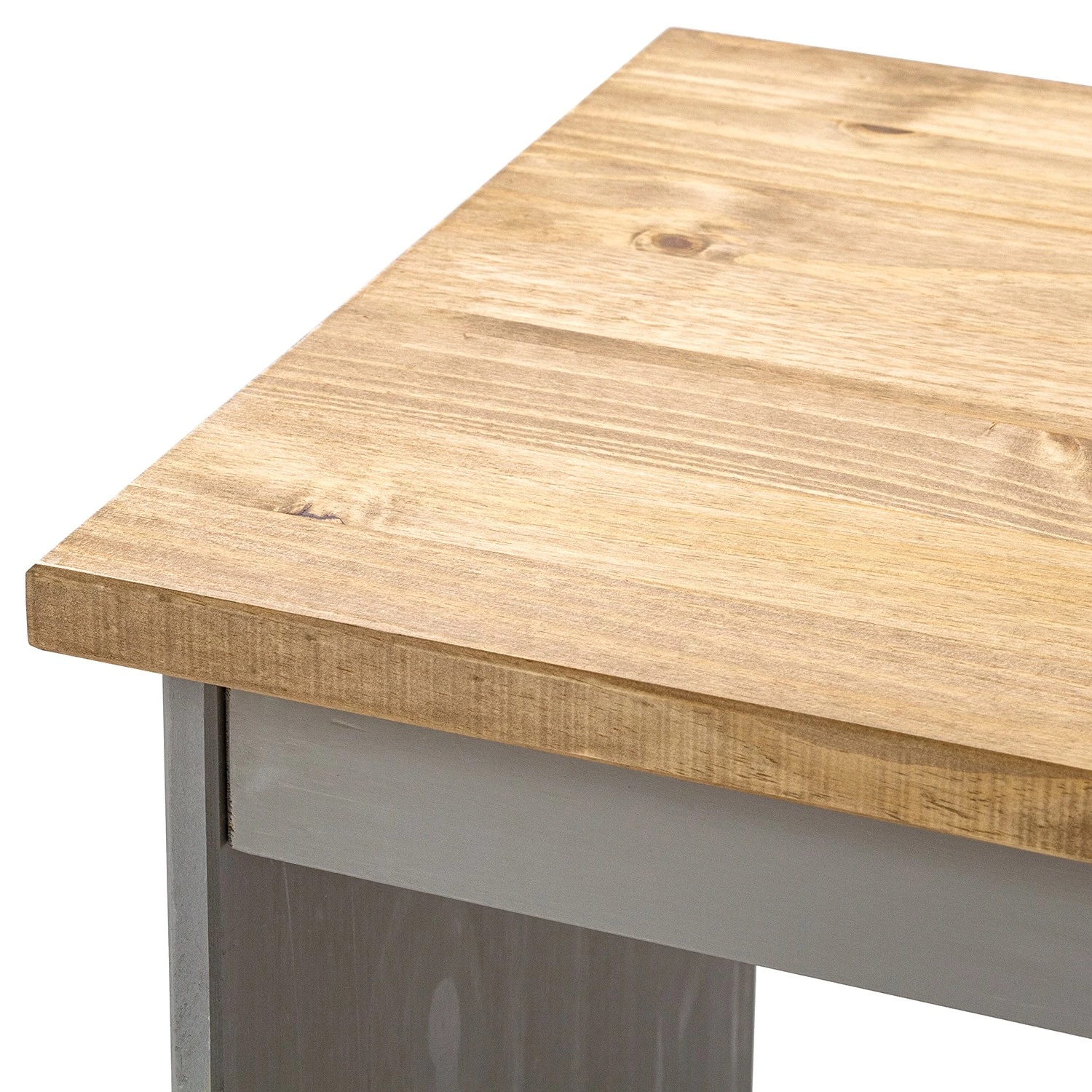 Maison Belfort Schreibtisch Finca Rustica II - Kiefer massiv - Kiefer Grau 15 Maison Belfort Schreibtisch Finca Rustica II - Kiefer massiv - Kiefer Grau – Bild 13