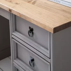 Maison Belfort Schreibtisch Finca Rustica II - Kiefer massiv - Kiefer Grau 28 Maison Belfort Schreibtisch Finca Rustica II - Kiefer massiv - Kiefer Grau -Buromobel Verkaufe 1000178064 200507 14243900005 DETAILS P000000001000178064