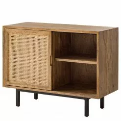 Ars manufacti Kommode Vina II - Mango massiv / Wiener Geflecht - Mango / Schwarz -Buromobel Verkaufe 1000178080 200323 13584400024 DETAILS P000000001000178080