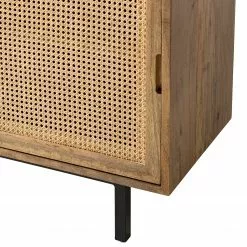 Ars manufacti Kommode Vina II - Mango massiv / Wiener Geflecht - Mango / Schwarz -Buromobel Verkaufe 1000178080 200323 13584600026 DETAILS P000000001000178080
