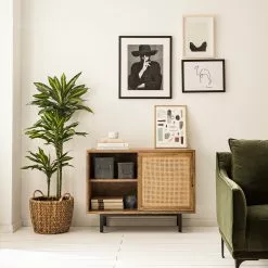 Ars manufacti Kommode Vina II - Mango massiv / Wiener Geflecht - Mango / Schwarz -Buromobel Verkaufe 1000178080 200324 13595400007 MOOD DETAILS P000000001000178080 mood