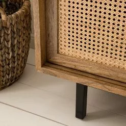 Ars manufacti Kommode Vina II - Mango massiv / Wiener Geflecht - Mango / Schwarz -Buromobel Verkaufe 1000178080 200324 13595400008 MOOD DETAILS P000000001000178080 mood